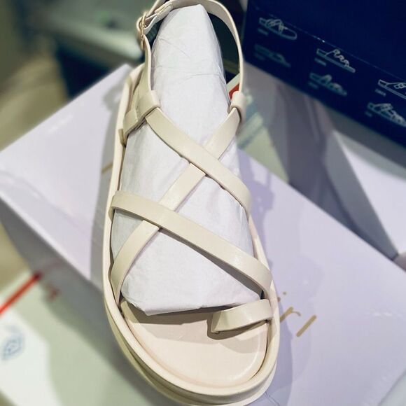 MADDEN GIRL Flatform Sandals Size 7 Bone Paris Tropezz Gladiator Strappy NEW - Picture 7 of 13